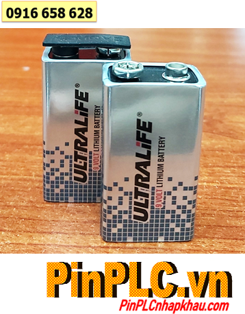 Ultralife U9VL, Pin nuôi nguồn 9v Lithium UltraLife U9VL-J-P-BP 9V 1200mAh Lithium (LiMnO2) chính hãng